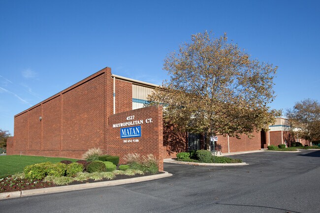Plus de détails pour 4527 Metropolitan Ct, Frederick, MD - Industriel à louer