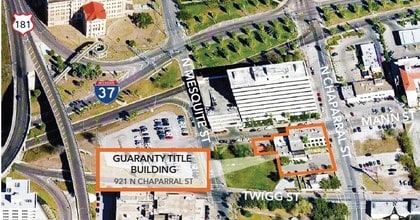 921 N Chaparral St, Corpus Christi, TX - Aerial  map view