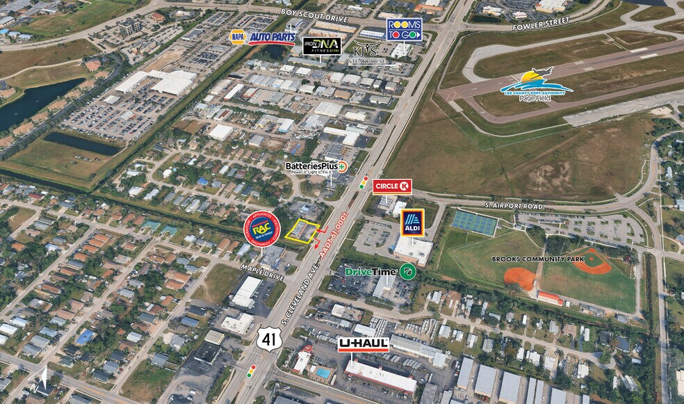 11286 S Cleveland Ave, Fort Myers, FL à vendre - Aérien - Image 2 de 5
