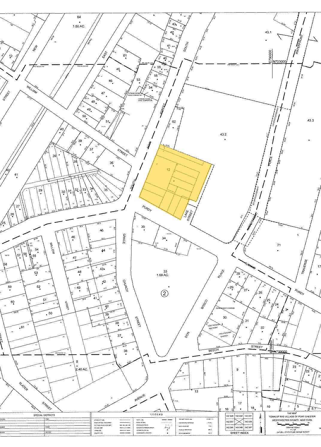 1 Gateway Plaza, Port Chester, NY à vendre Plan cadastral- Image 1 de 1