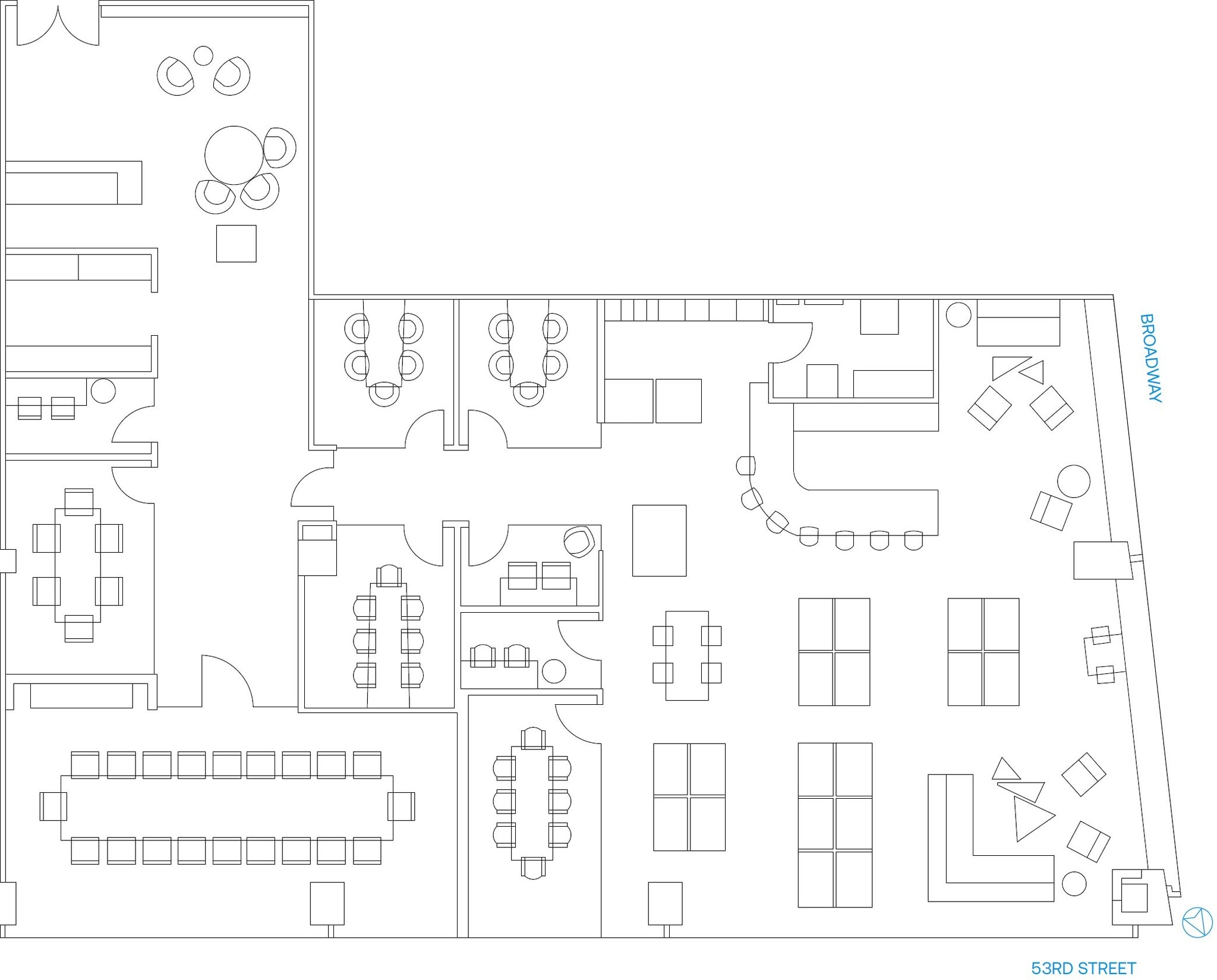 810 Seventh Ave, New York, NY for lease Floor Plan- Image 1 of 8