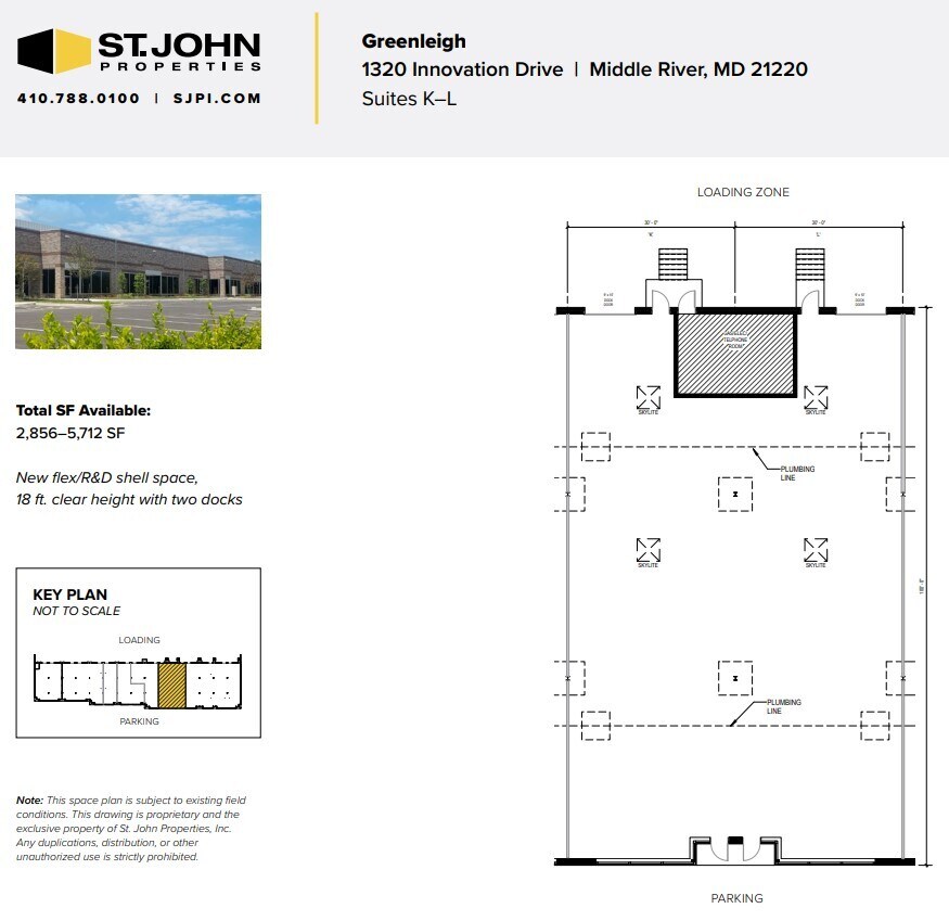 White Marsh Blvd, Middle River, MD for lease Floor Plan- Image 1 of 1