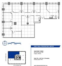540 5th Ave SW, Calgary, AB for lease Floor Plan- Image 1 of 1