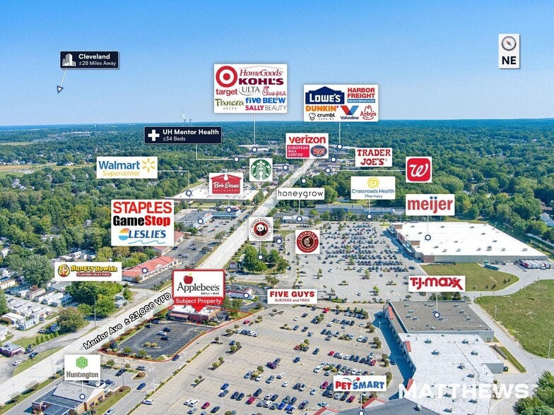 9174 Mentor Ave, Mentor, OH for sale - Building Photo - Image 3 of 4