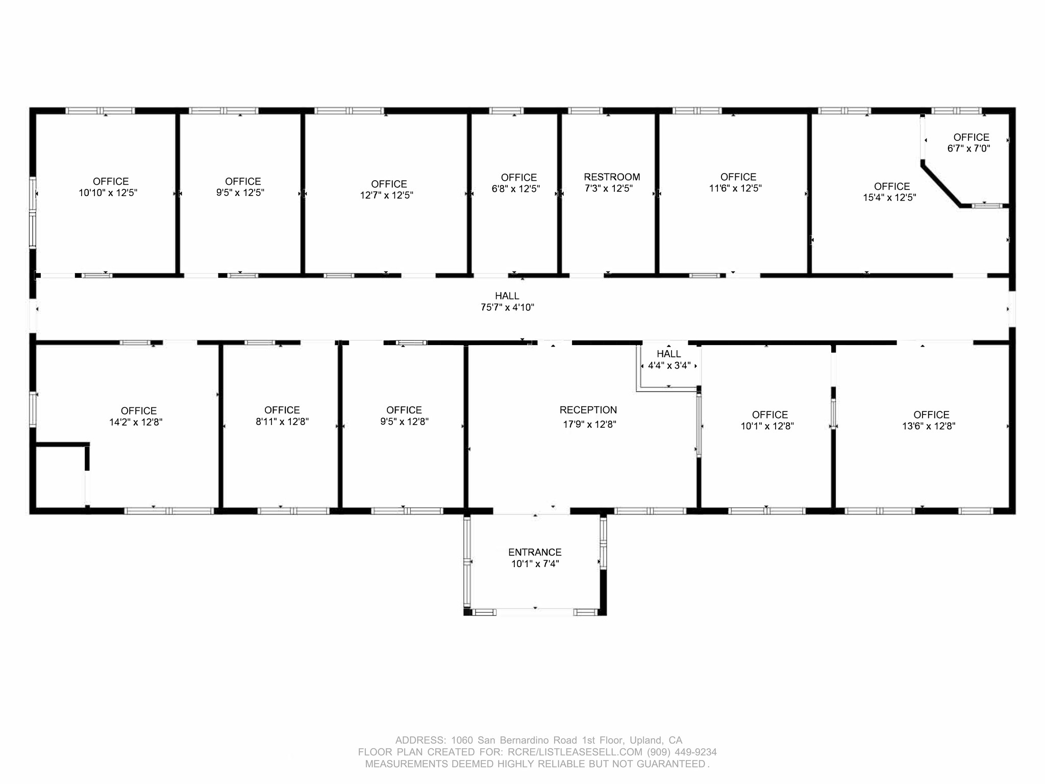 1060 San Bernardino Rd, Upland, CA à louer Plan de site- Image 1 de 22