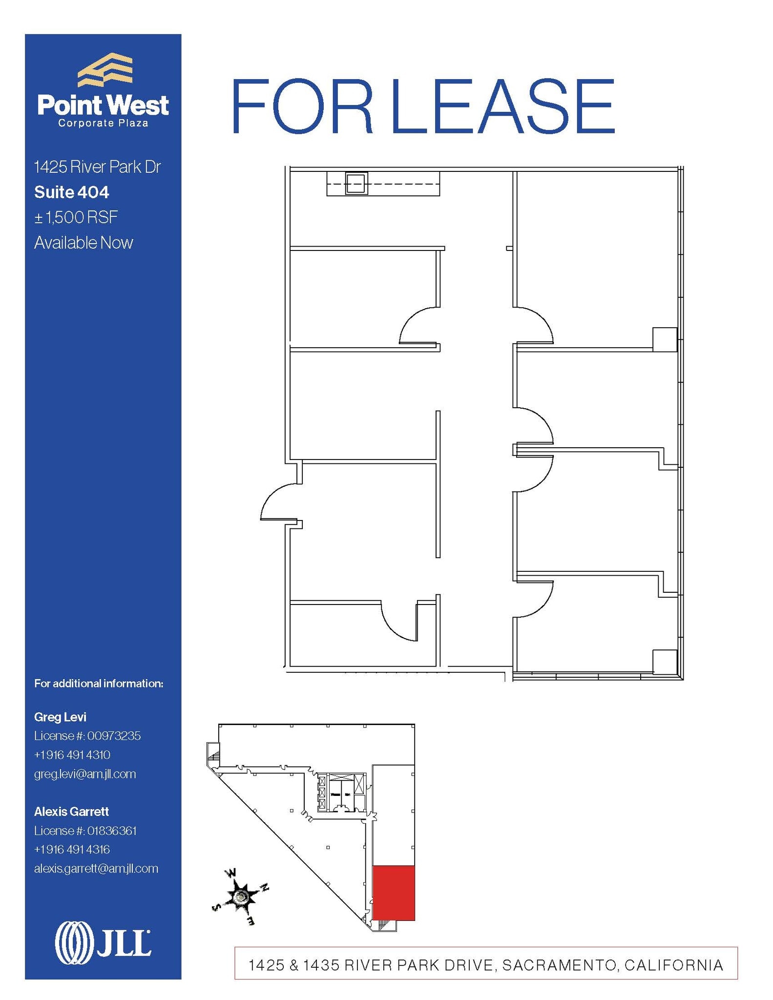 1425 River Park Dr, Sacramento, CA for lease Floor Plan- Image 1 of 1