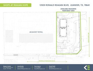 Plus de détails pour 13920 Ronald W Reagan Blvd, Leander, TX - Bureau/Médical, Bureau/Commerce de détail à louer