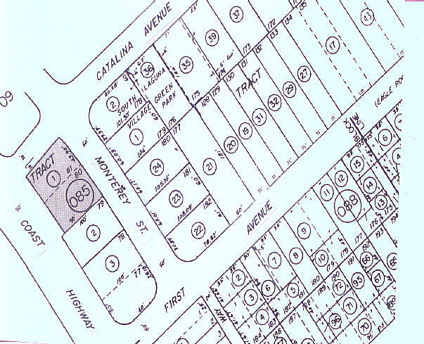 31542 Coast Hwy, Laguna Beach, CA for lease - Plat Map - Image 2 of 2