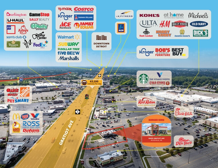 32435 Gratiot Ave, Roseville, MI for sale - Building Photo - Image 2 of 6