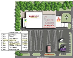 8183 W Fairfield Dr, Pensacola, FL à louer Plan de site- Image 2 de 2