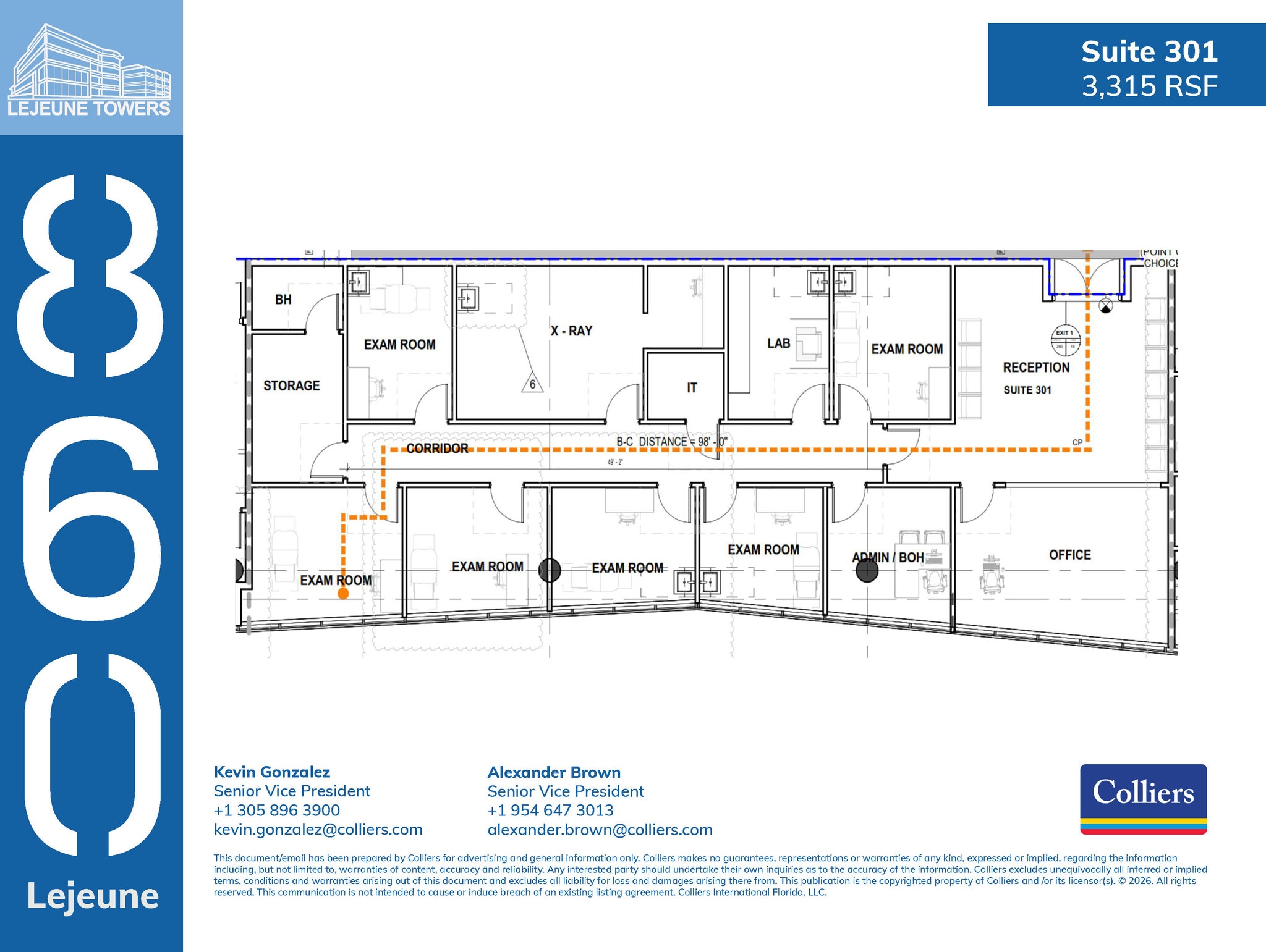 850 NW 42nd Ave, Miami, FL à louer Plan d’étage- Image 1 de 6