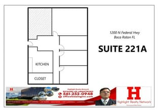 1200 N Federal Hwy, Boca Raton, FL for lease Floor Plan- Image 1 of 1