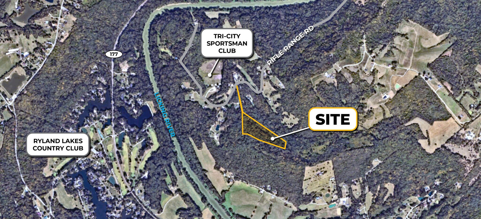 151 Rifle Range Rd, Alexandria, KY for sale Aerial- Image 1 of 2