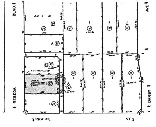 9310-9320 Reseda Blvd, Northridge, CA à louer - Plan cadastral - Image 2 de 2