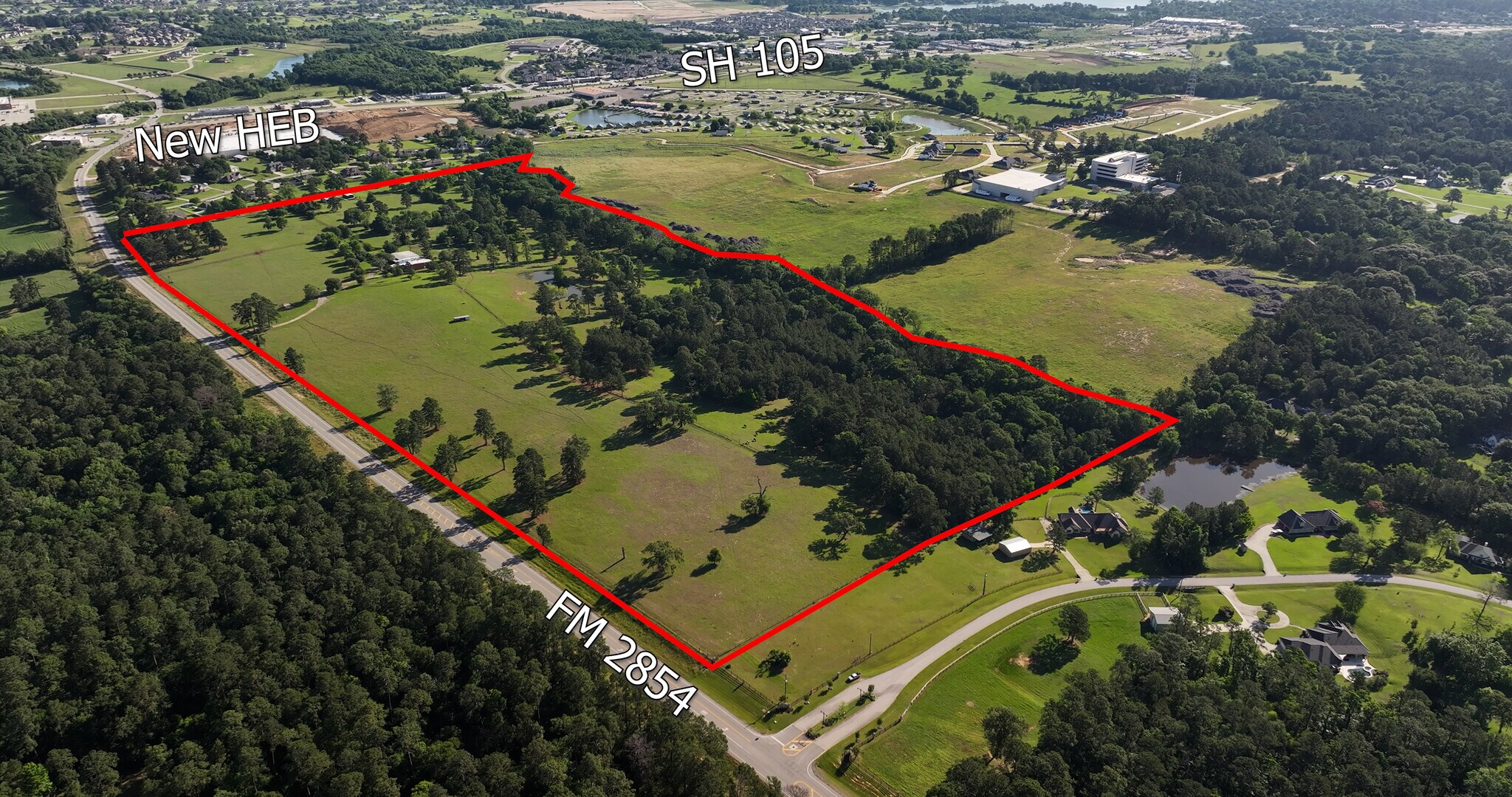 22720 FM 2854 rd, Montgomery, TX à vendre Aérien- Image 1 de 42