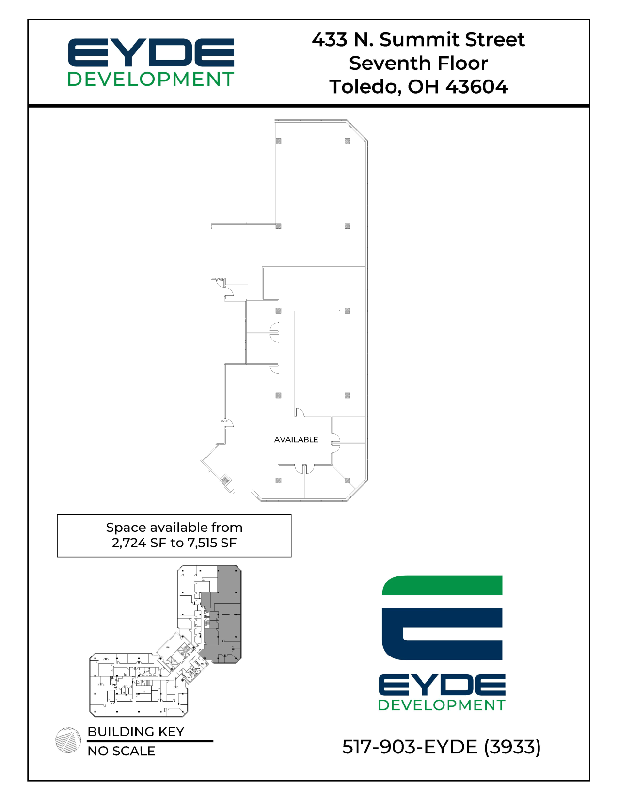 433 N Summit St, Toledo, OH à louer Plan d  tage- Image 1 de 1