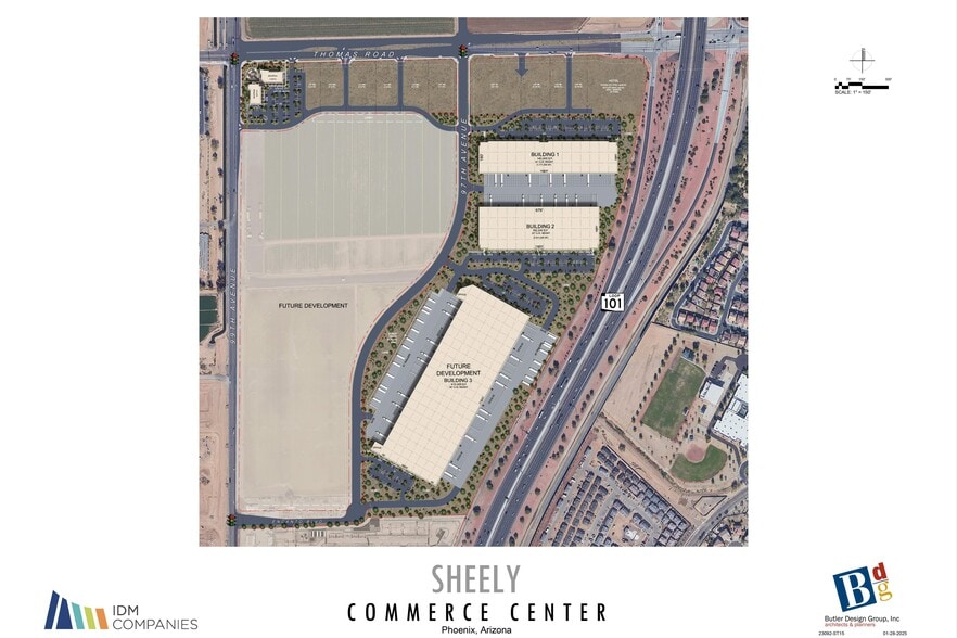 SWC Loop 101 & Thomas Rd, Phoenix, AZ for lease - Site Plan - Image 2 of 3