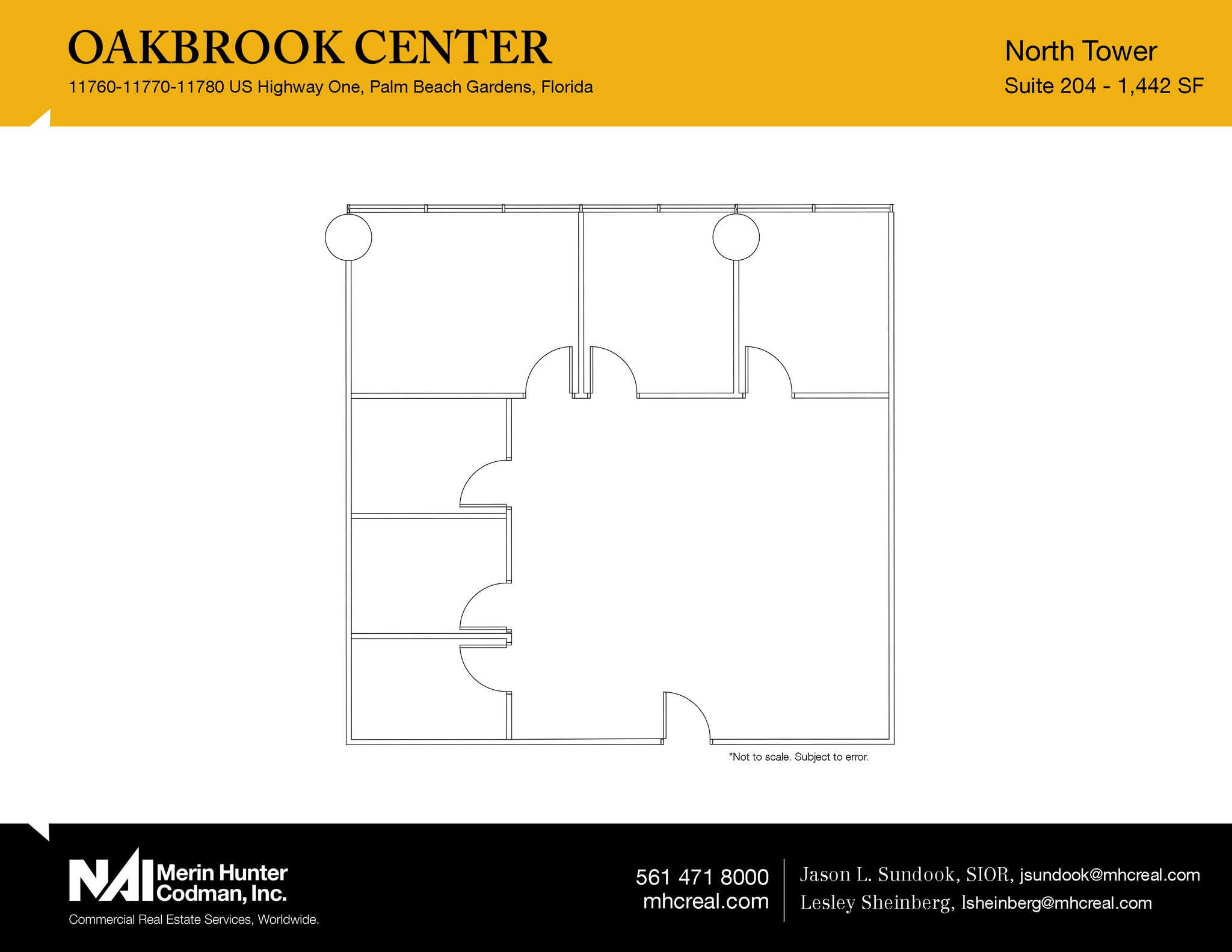 11780 US Highway 1, Palm Beach Gardens, FL for lease Floor Plan- Image 1 of 2