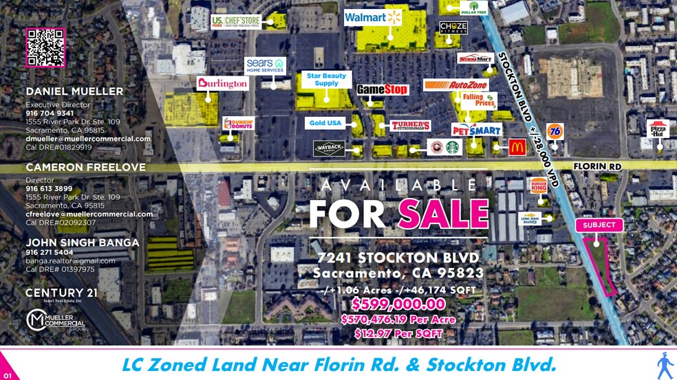 7241 Stockton Blvd, Sacramento, CA à vendre - Photo du bâtiment - Image 1 de 6
