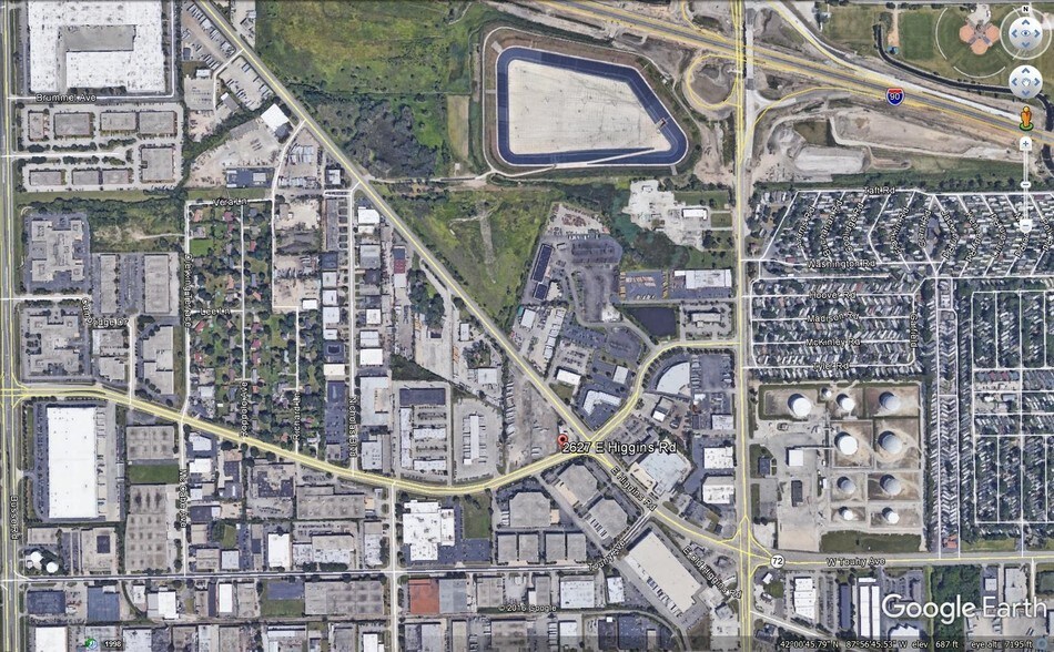 2627 E HIggins Rd, Elk Grove Village, IL for lease - Aerial - Image 2 of 4