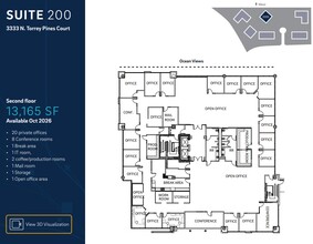 3333 N Torrey Pines Ct, La Jolla, CA for lease Floor Plan- Image 1 of 1