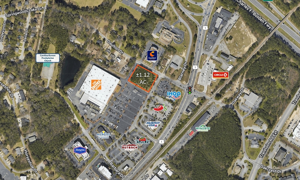 7701 Two Notch Rd, Columbia, SC à vendre - Aérien - Image 2 de 4