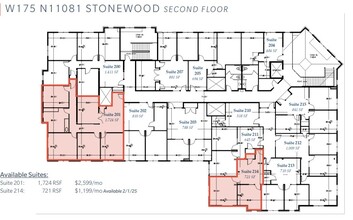 W175N11081 Stonewood Dr, Germantown, WI for lease Floor Plan- Image 1 of 1