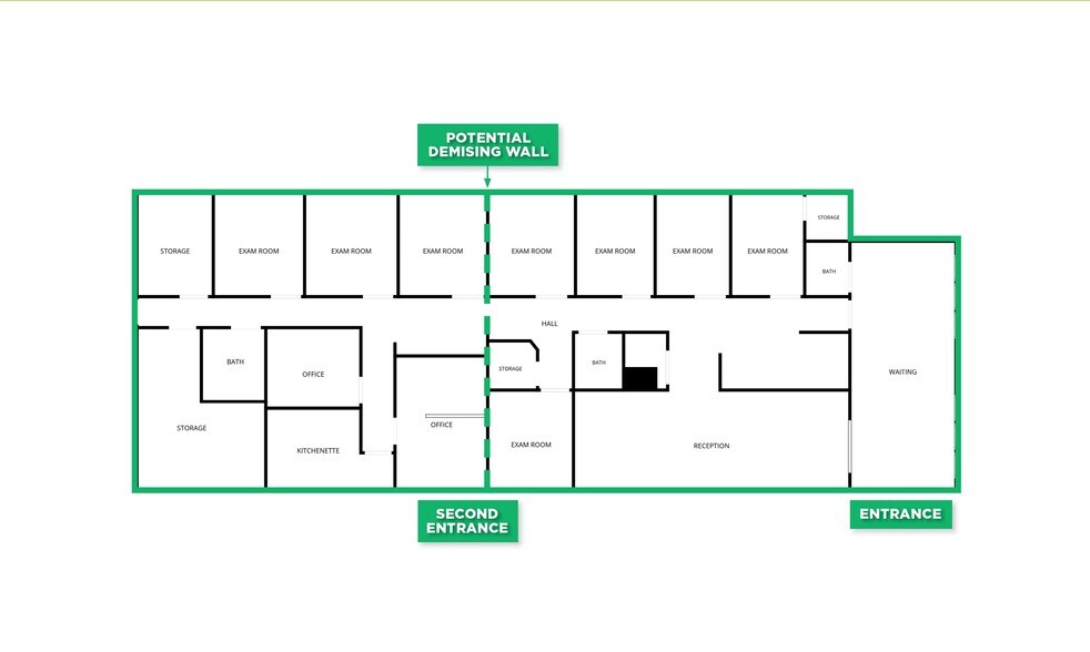 425 Idaho St, Gooding, ID à vendre - Plan d’étage - Image 2 de 7