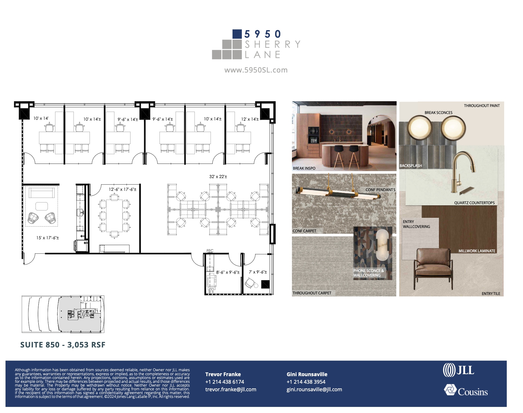 5950 Sherry Ln, Dallas, TX à louer Plan d’étage- Image 1 de 1
