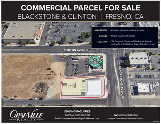 More details for 2315 N Blackstone Ave, Fresno, CA - Land for Lease