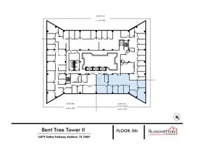 16479 Dallas Pky, Addison, TX for lease Floor Plan- Image 1 of 1