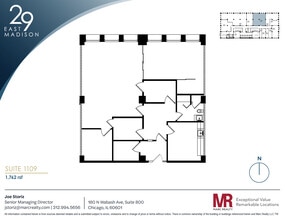 29 E Madison St, Chicago, IL for lease Floor Plan- Image 1 of 8