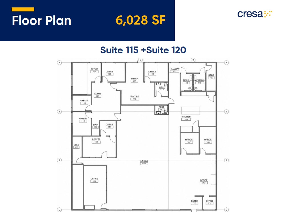 1731 Commerce Dr NW, Atlanta, GA 30318 - Unité 115 + 120 - - Plan d’étage - Image 1 of 13