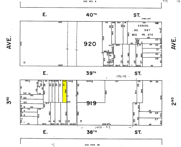 216 E 39th St, New York, NY à louer - Plan cadastral - Image 2 de 5