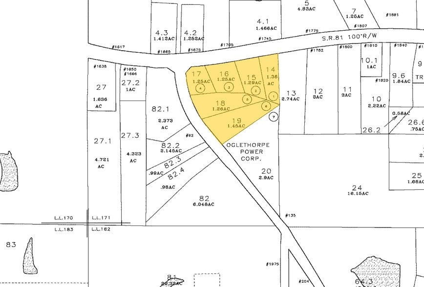Highway 81 & Old Jackson Rd, McDonough, GA for sale - Plat Map - Image 2 of 2