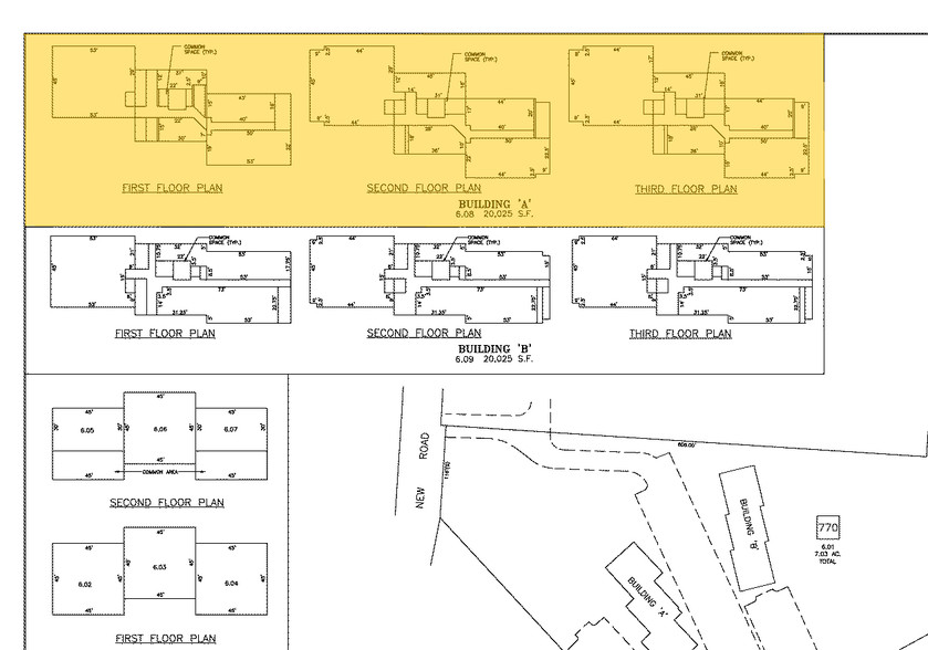 239 New Rd, Parsippany, NJ à louer - Plan cadastral - Image 2 de 30