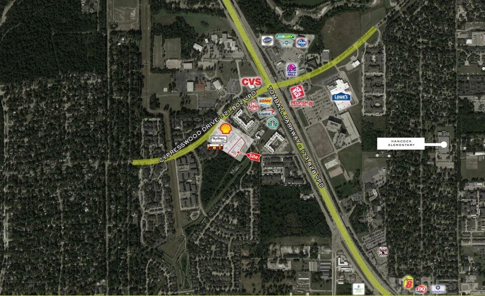 SWQ SH 249 & CYPRESSWOOD, Houston, TX à louer - Aérien - Image 3 de 3