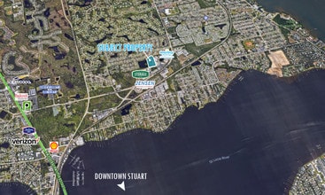 861 NE Industrial Blvd, Jensen Beach, FL - AERIAL map view