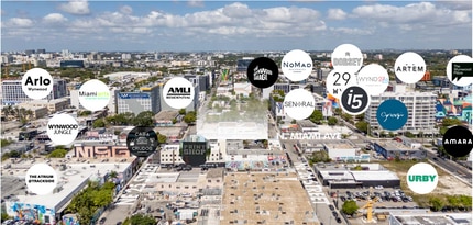 2534 N Miami Ave, Miami, FL - AERIAL  map view