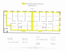 150 Aviation Dr S, Naples, FL for lease Floor Plan- Image 1 of 1