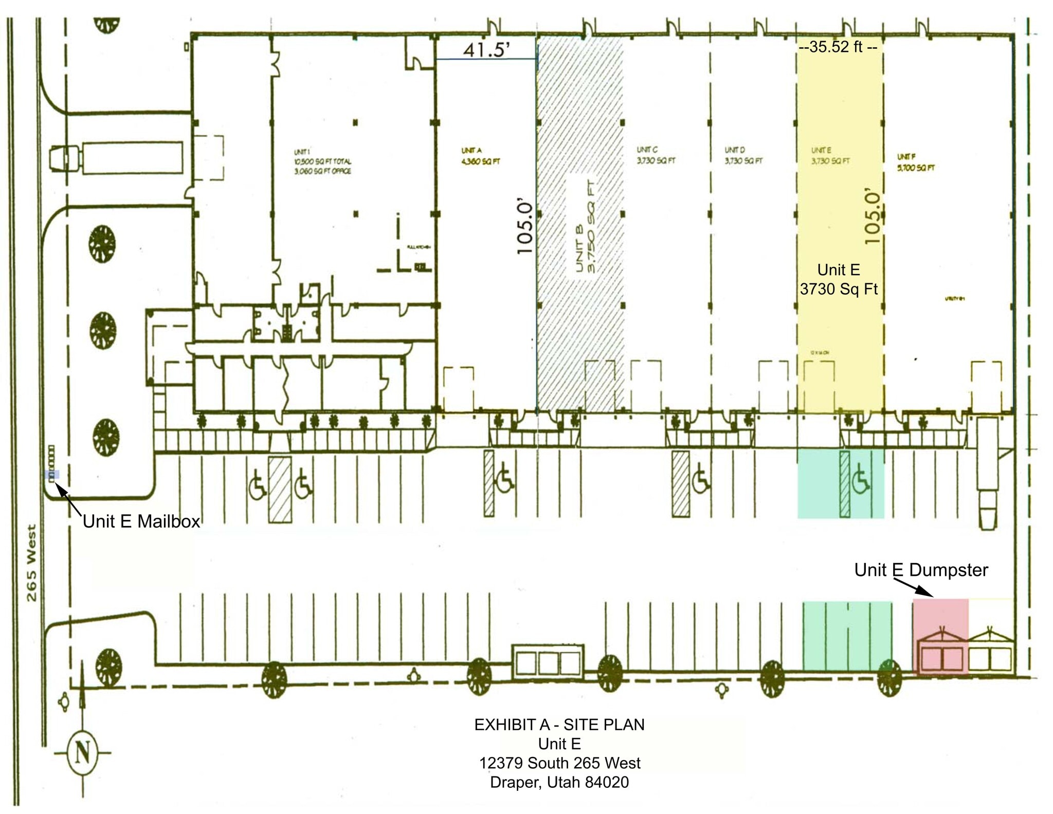 12379 S 265 W, Draper, UT for lease Site Plan- Image 1 of 9