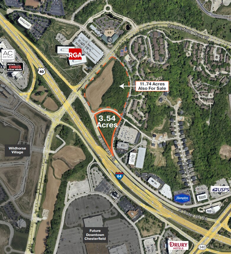 16400 Swingley Ridge Rd, Chesterfield, MO à vendre Aérien- Image 1 de 2