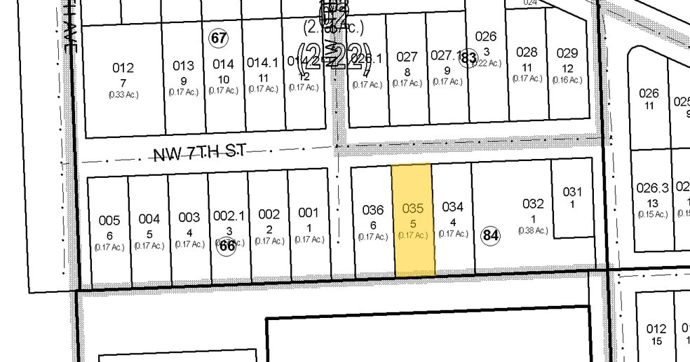 813 NW 7th St, Hallandale Beach, FL à vendre - Plan cadastral - Image 1 de 1