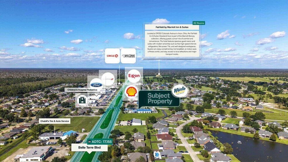 472 Belle Terre Blvd, La Place, LA à vendre - Aérien - Image 3 de 3