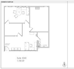 9595 Six Pines Rd, The Woodlands, TX à louer Plan d’étage- Image 1 de 1