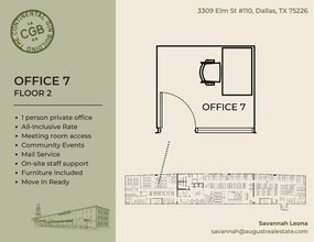 3309 Elm St, Dallas, TX à louer Photo intérieure- Image 1 de 1