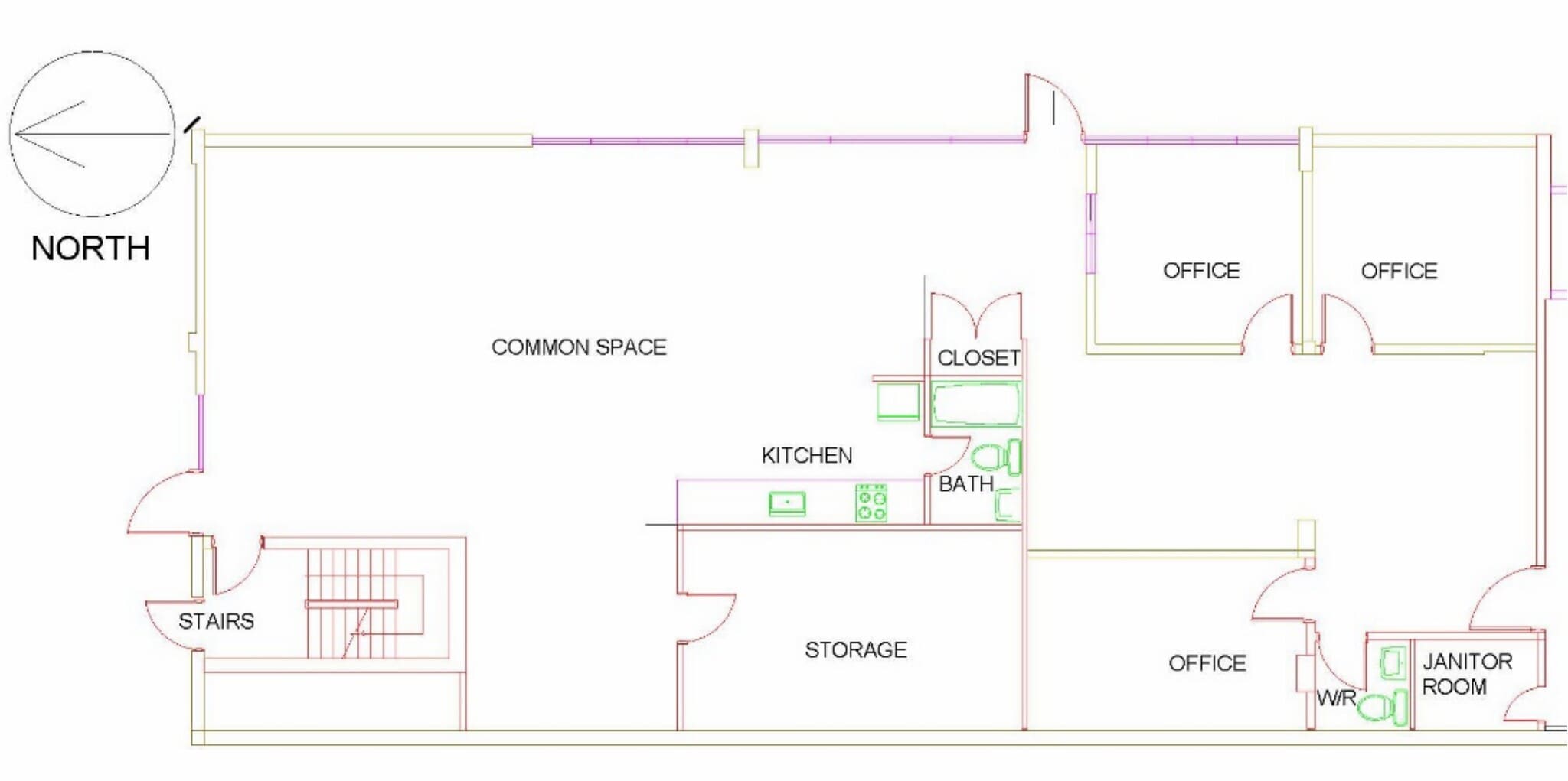 325 10th St NW, Calgary, AB for lease Floor Plan- Image 1 of 6