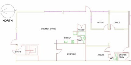 325 10th St NW, Calgary, AB for lease Floor Plan- Image 1 of 6