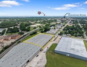 202 W 15th St, Bryan, TX - Aérien  Vue de la carte - Image1