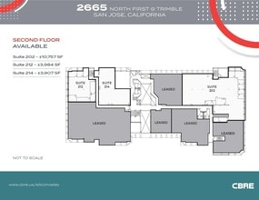 2665 N 1st St, San Jose, CA for lease Floor Plan- Image 1 of 3